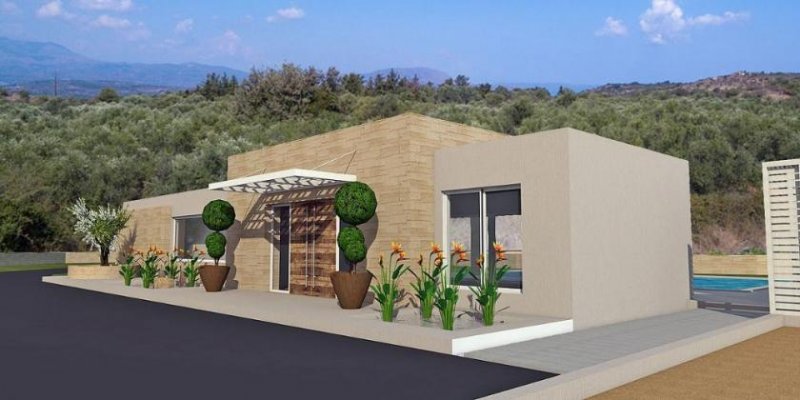 Kefalas Kreta, Kefalas: NEUBAU! Gemütliche Villa unter den Olivenbäumen zu verkaufen Haus kaufen